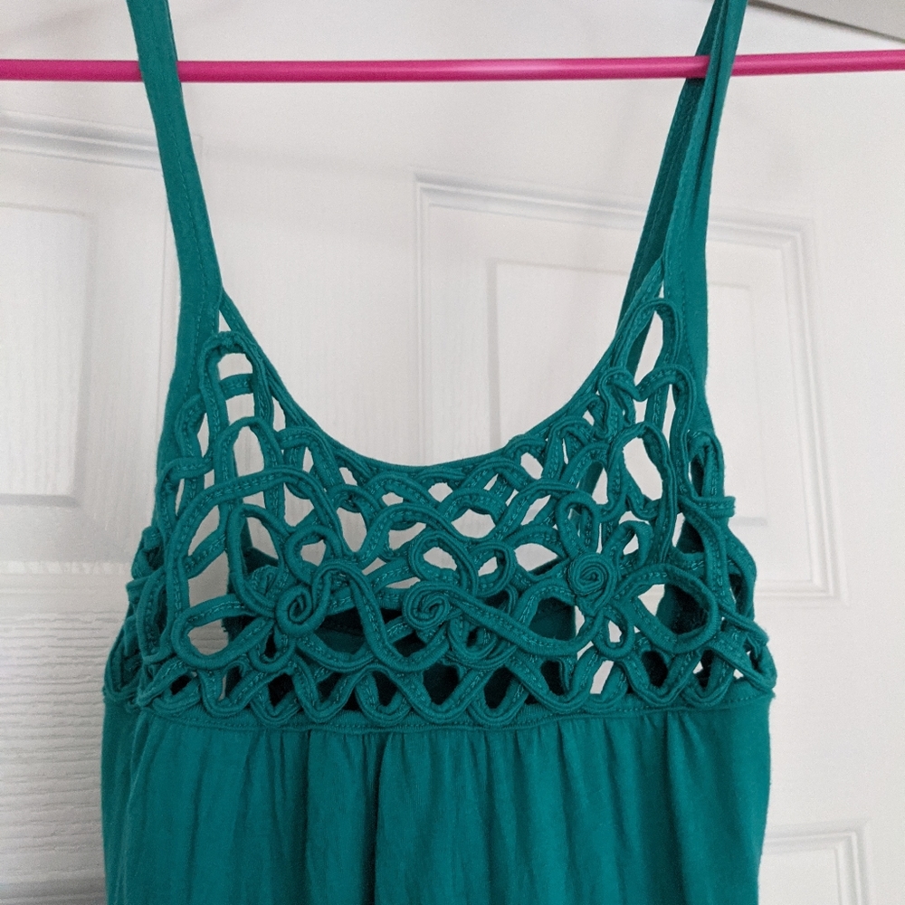 Deletta emerald green dress